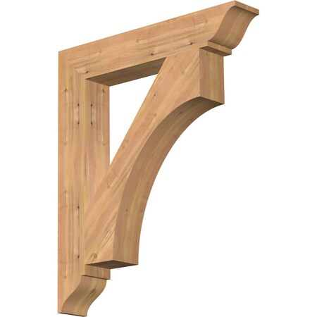 Ekena Millwork Westlake Traditional Smooth Bracket, Western Red Cedar, 5 1/2"W x 34"D x 40"H BKT06X34X40WTL01SWR